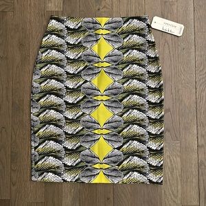 NWT Artelier Nicole Miller printed pencil skirt - Size 4